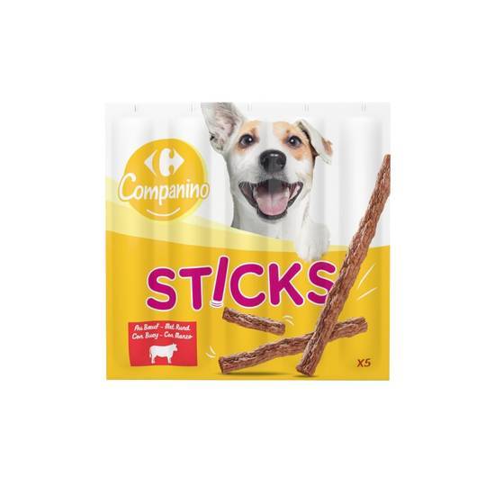 Carrefour Companino - Récompense pour chien sticks au bœuf