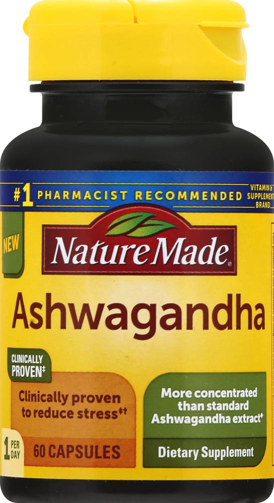 Nature Made Ashwagandha 125 mg Stress Support Capsules