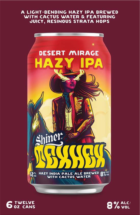 Spoetzl Brewery Shiner Texhex Desert Mirage Hazy Ipa (6x 12oz cans)