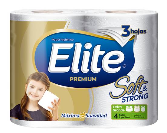 Papel Higienico Elite Soft&Strong Xg 26m X4/10