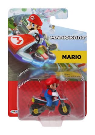 Super Mario Kart Racers Die Cast Toy Mario Bike