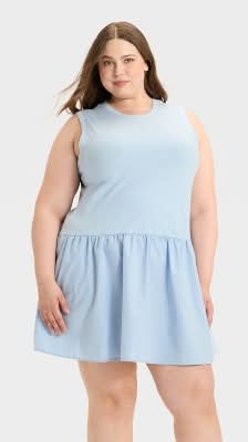 universal thread blue dress Universal Thread Light Blue Ruffle Sleeve Dress NWT- Size S – The Saved  Collection main image 1
