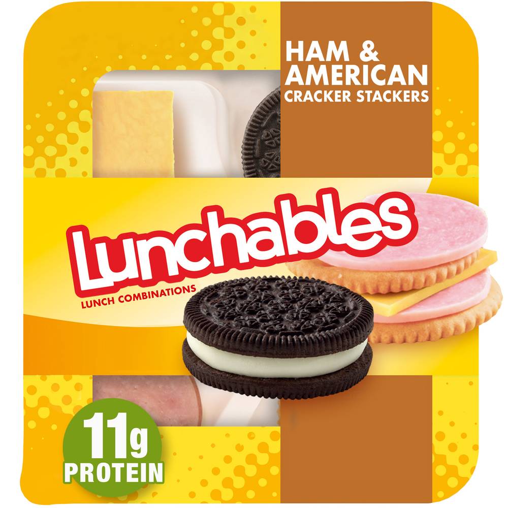 Lunchables Ham & American Cracker Stackers Lunch Combinations