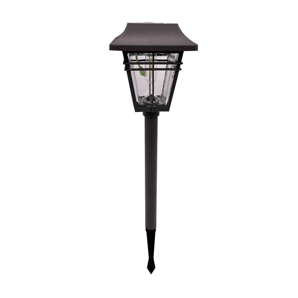 Harbor Breeze Square Path 15-Lumen Bronze Solar LED Outdoor Path Light (3500 K) | QS366MB-B15C-ORBT-T9