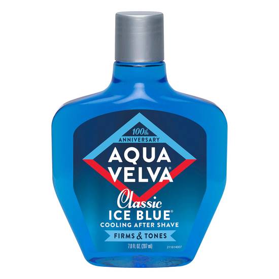 Aqua Velva Classic Cooling Firms & Tones Ice Blue After Shave