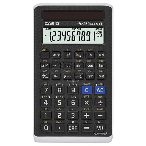 Casio FX260SLRSII Scientific Calculator - 1.0 ea