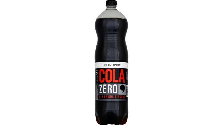 Monoprix Cola zéro La bouteille de 1,5 l