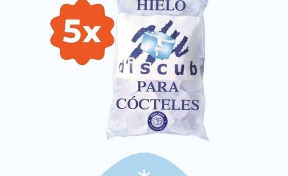 5X4 Bolsas Hielo Discub Bolsa 2kg