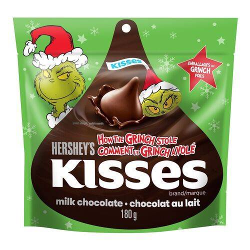 Hershey's Kisses Grinch Holiday Milk Chocolate (180 g)