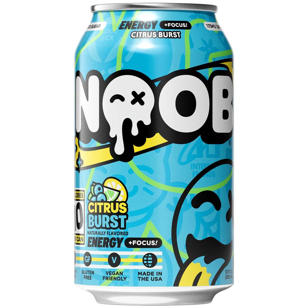Noob Energy and Focus Drink (12 fl oz) (citrus burst)