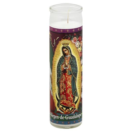 St Jude Candle 8.3 in Virgin Of Guadalupe Candle (1 candle)