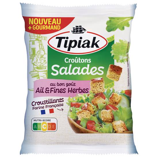 Tipiak - Croûtons pour salade (ail - fines herbes)