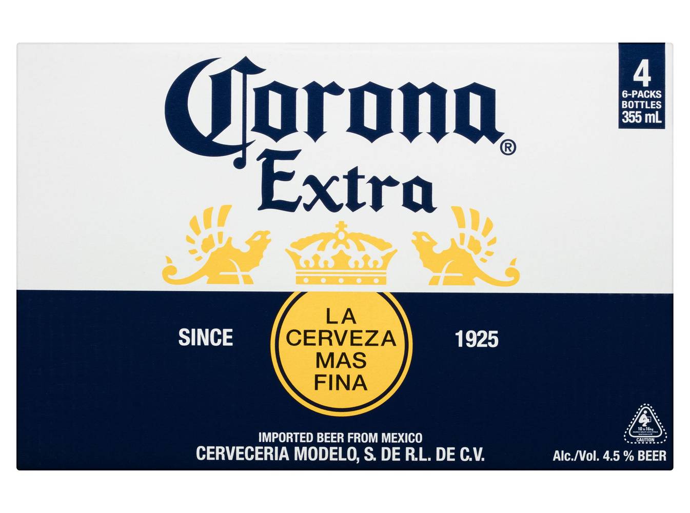 Corona (White Box) Bottles (24 Pack) 355mL