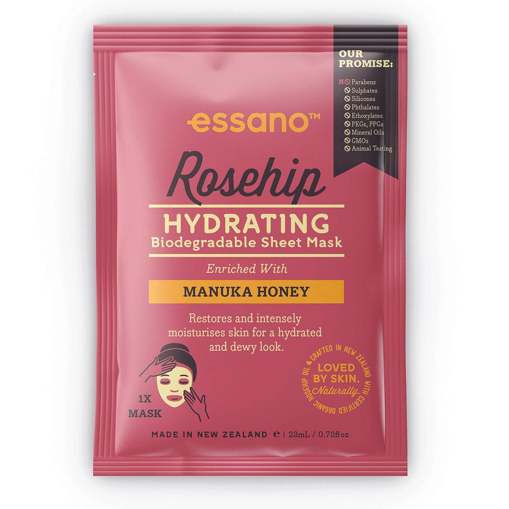 Essano Rosehip Hydrating Cloth Face Mask (0.78 oz)