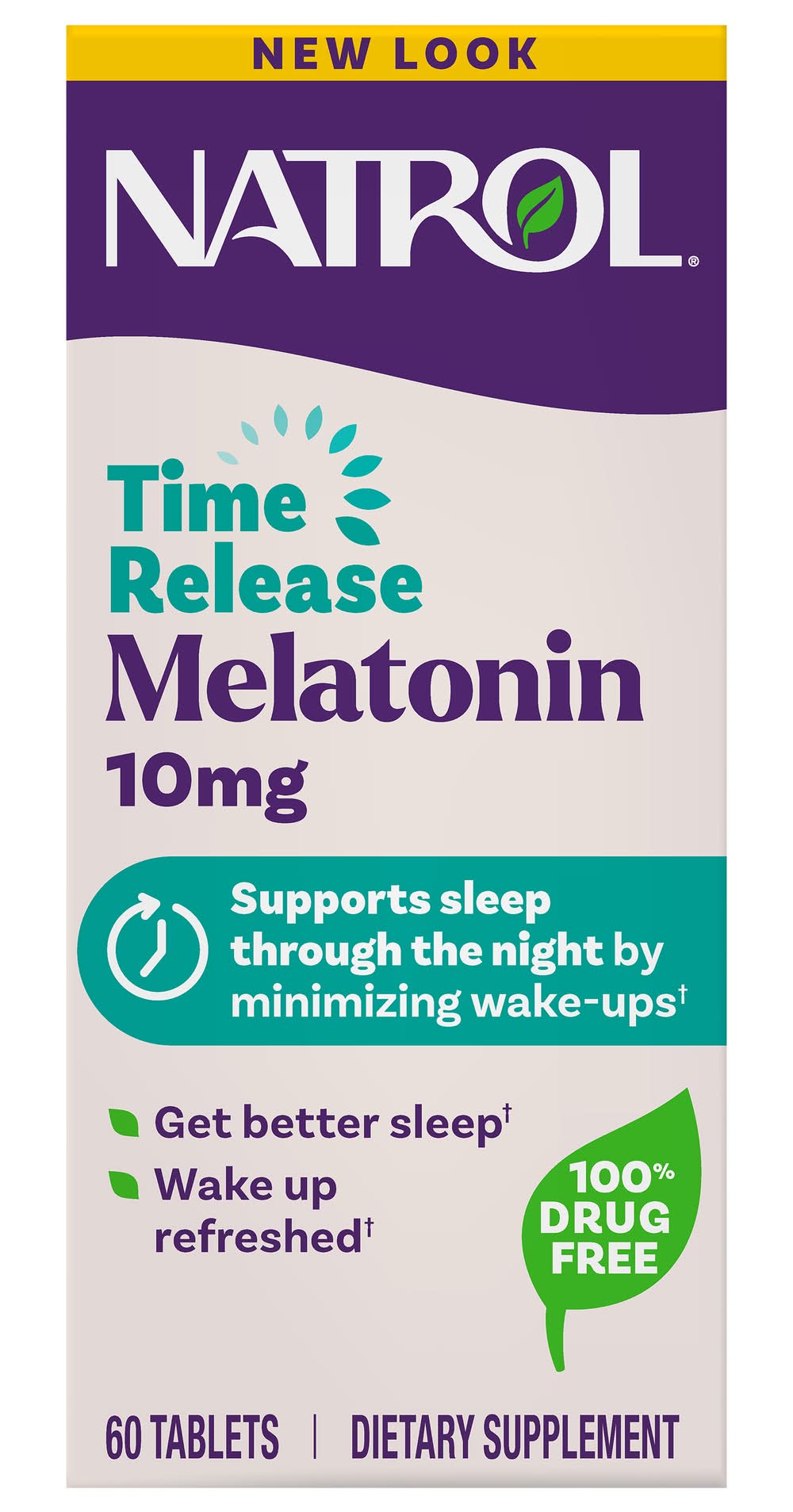Natrol Melatonin Advanced Sleep 10 mg Supplement (3.2 oz)