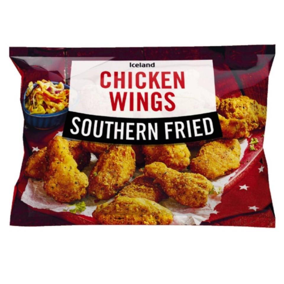 Iceland Southern Fried Chicken Wings 600g
