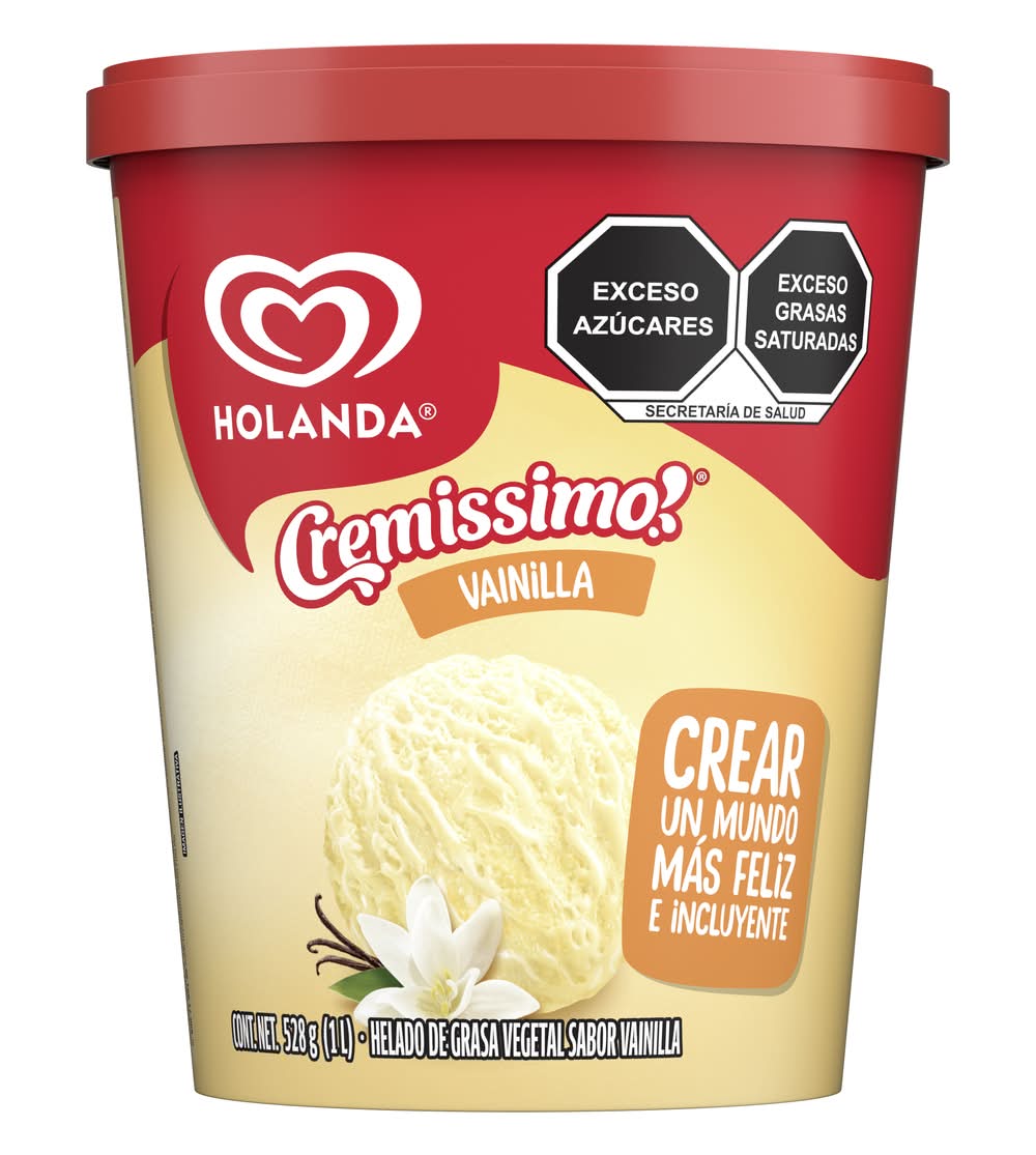 Holanda · Helado, vainilla (1 L)