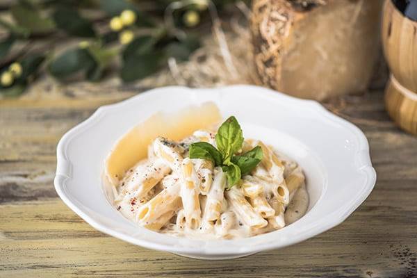 Pasta poulet alfredo