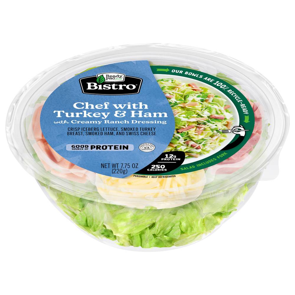 Ready Pac Bistro Chef Salad Bowl (7.75 oz)