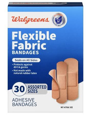 Walgreens Flexible Fabric Assorted Bandages