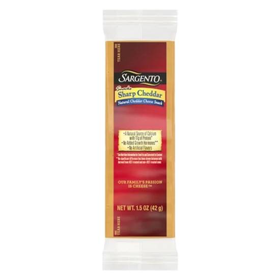Order Sargento Natural Sharp Cheddar Cheese Bars 1ct 1.5oz food online from Everyday Needs by Gopuff store, New Haven on bringmethat.com