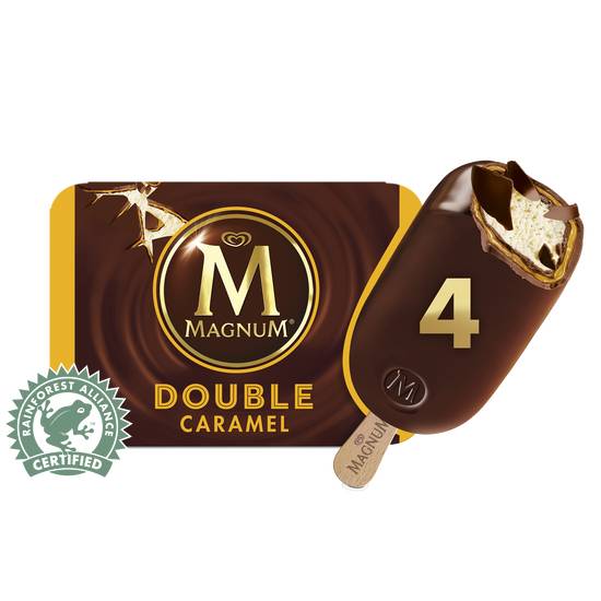 Glace Magnum x4 Double caramel