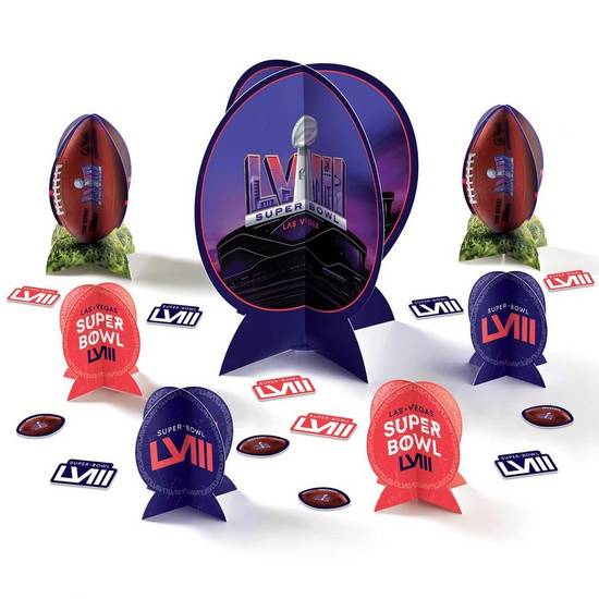 Super Bowl LVIII Cardstock Table Decorating Kit, 31pc - NFL