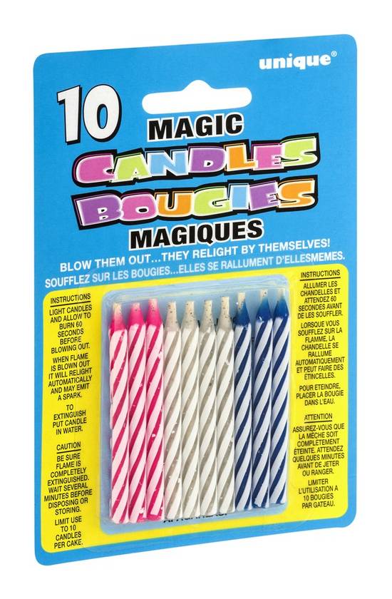 Unique Magic Candle Bougies (10 ct)