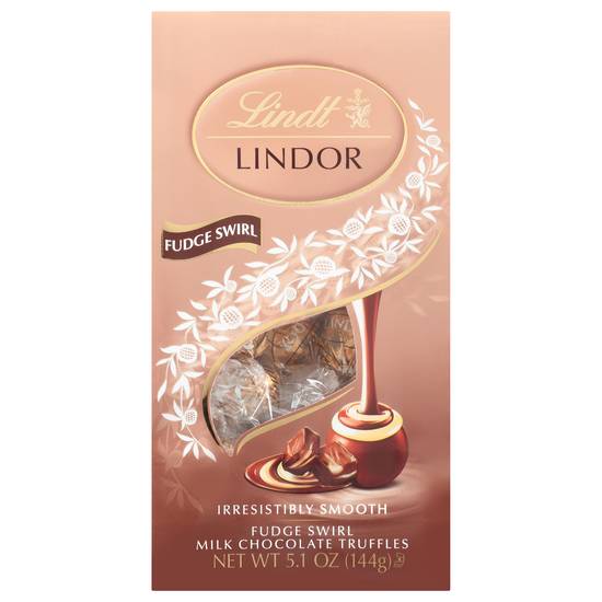 Lindt Lindor Fudge Swirl Milk Chocolate Truffles (5.1 oz)