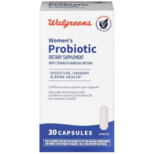 Walgreens Women's Probiotic Capsules - 30.0 ea