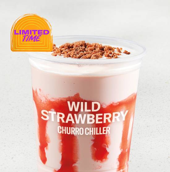 Wild Strawberry Churro Chiller