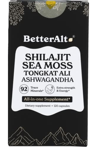 Better Alt Shilajit Sea Moss Tongkat Ali Ashwagandha All-In-One