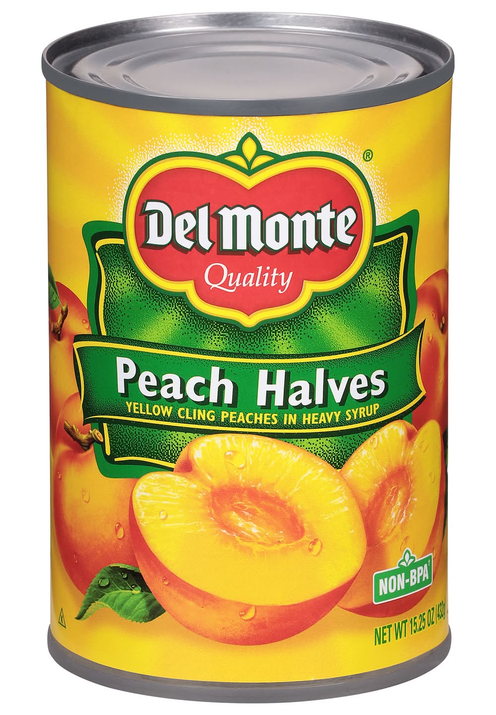 Del Monte Yellow Cling Peach Halves in Heavy Syrup (15.25 oz)