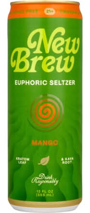 Brew Euphoric Seltzer Mango 12oz Can