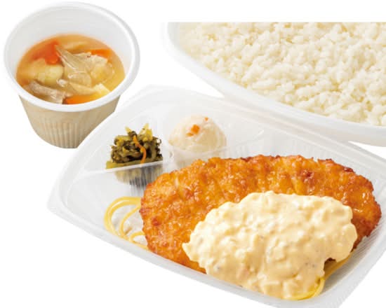 チキン南蛮弁当＋豚汁セット