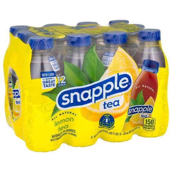 Snapple All Natural Lemon Tea (12 pack, 16 fl oz) (lemon)