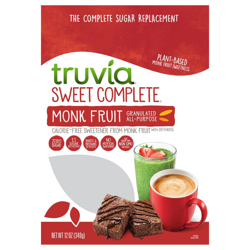 Truvia Sweet Complete Calorie-Free Monk Fruit Sweetener