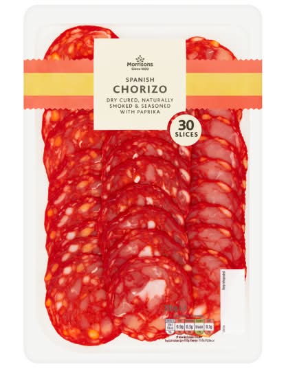 Morrisons Spanish Chorizo (30 pack)