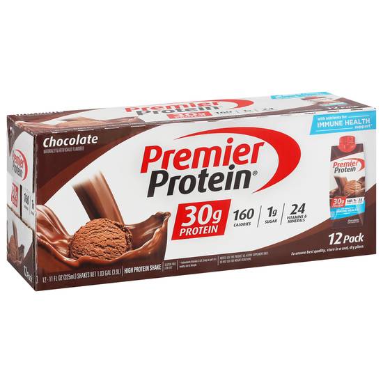 Premier Protein Gluten Free Chocolate Protein Shake (12 ct)