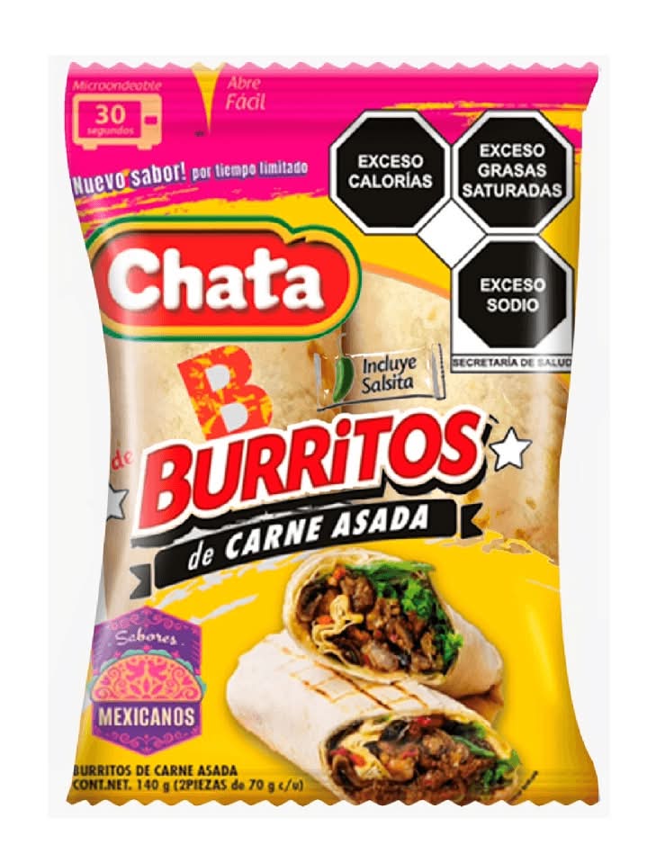 Chata · Burritos de carne asada (2 un)