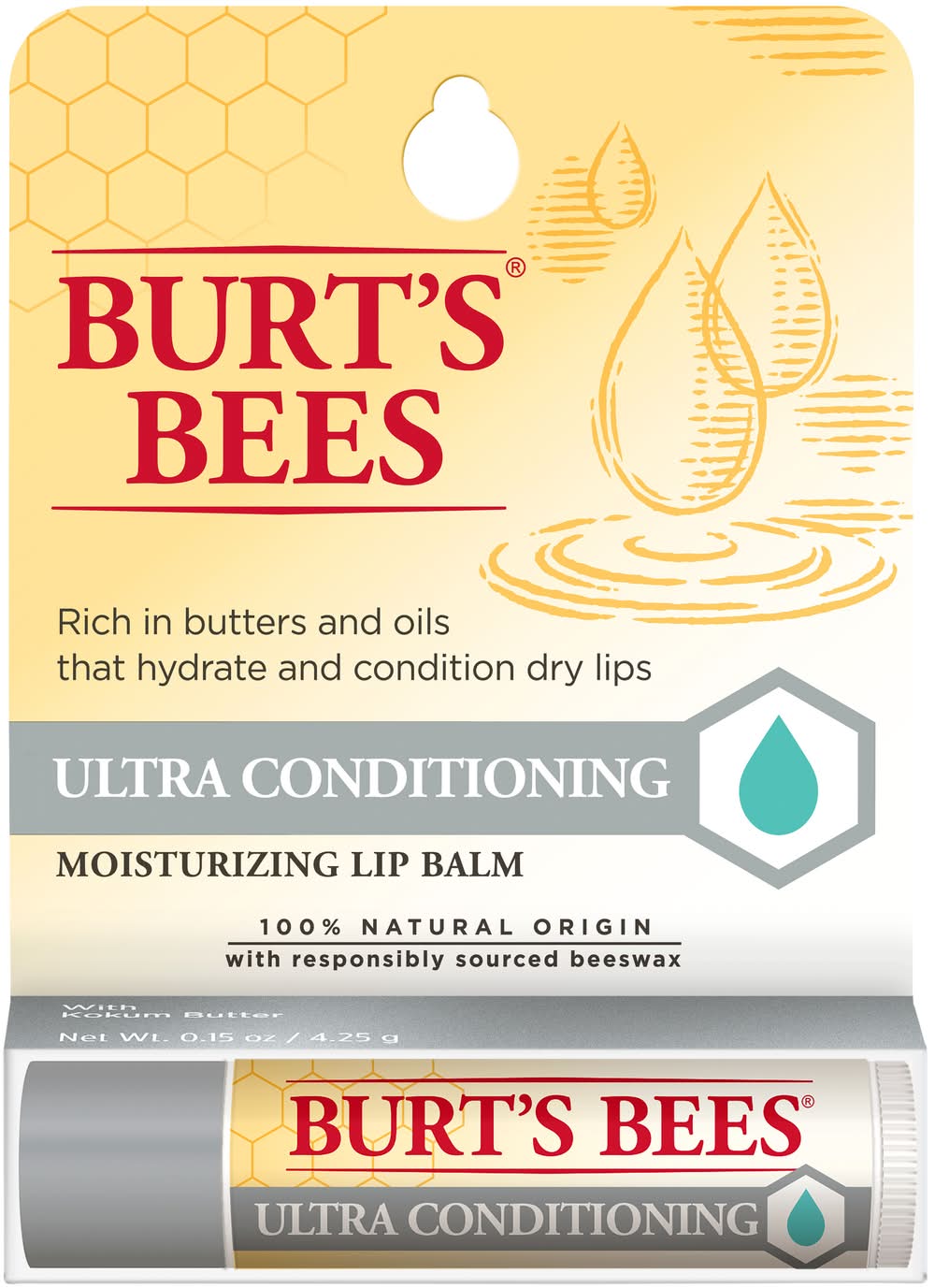 Burt's Bees Ultra Conditioning Moistirizing Lip Balm (0.2 oz)