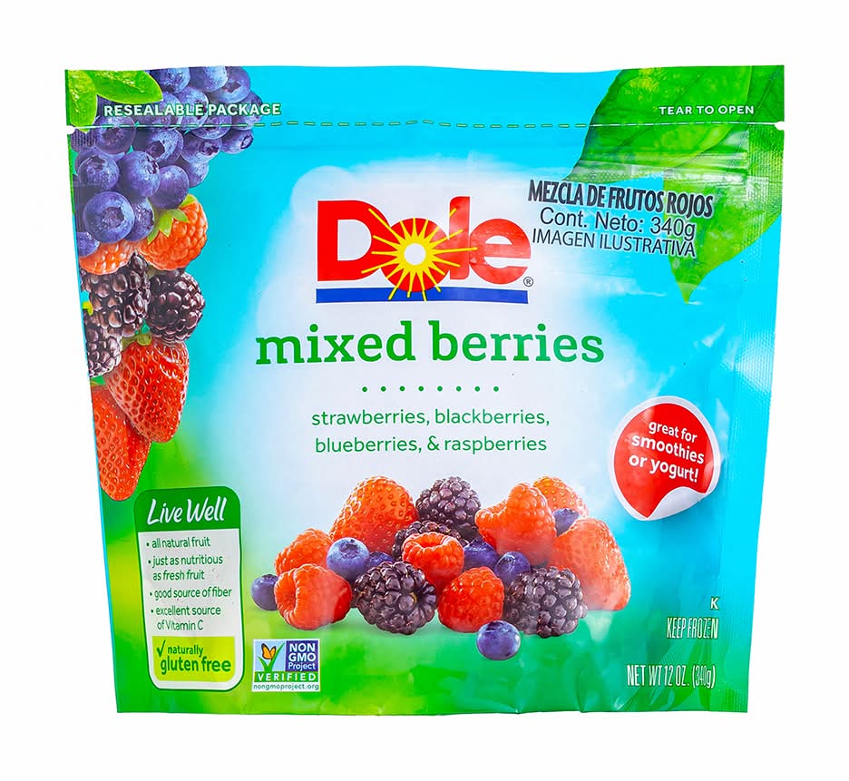 Dole · Frozen wildly nutritious mixed berries (340 g)
