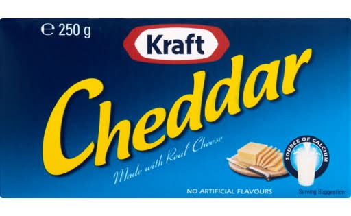 Kraft Cheddar Block (250g)