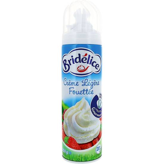 Crème fouettée légère 20% MG Bridélice 250g