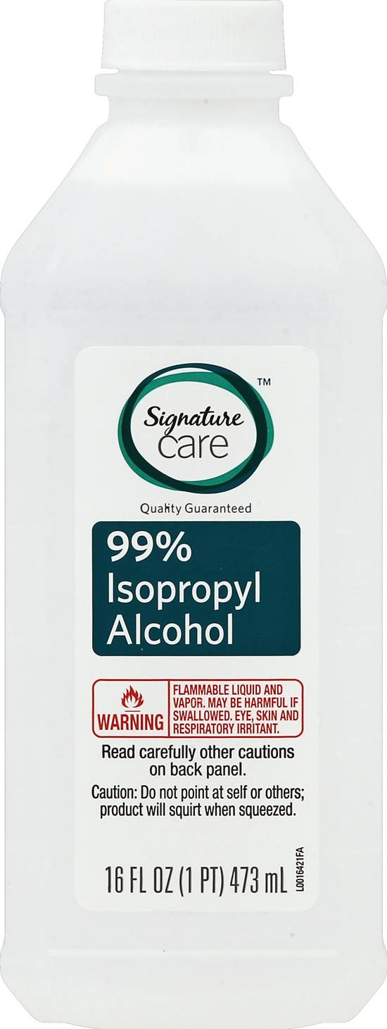 Signature Care 99% Isopropyl Alcohol (16 fl oz)