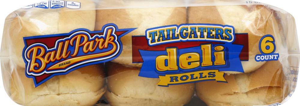 Ball Park Tail Gaters Deli Rolls (6 ct)