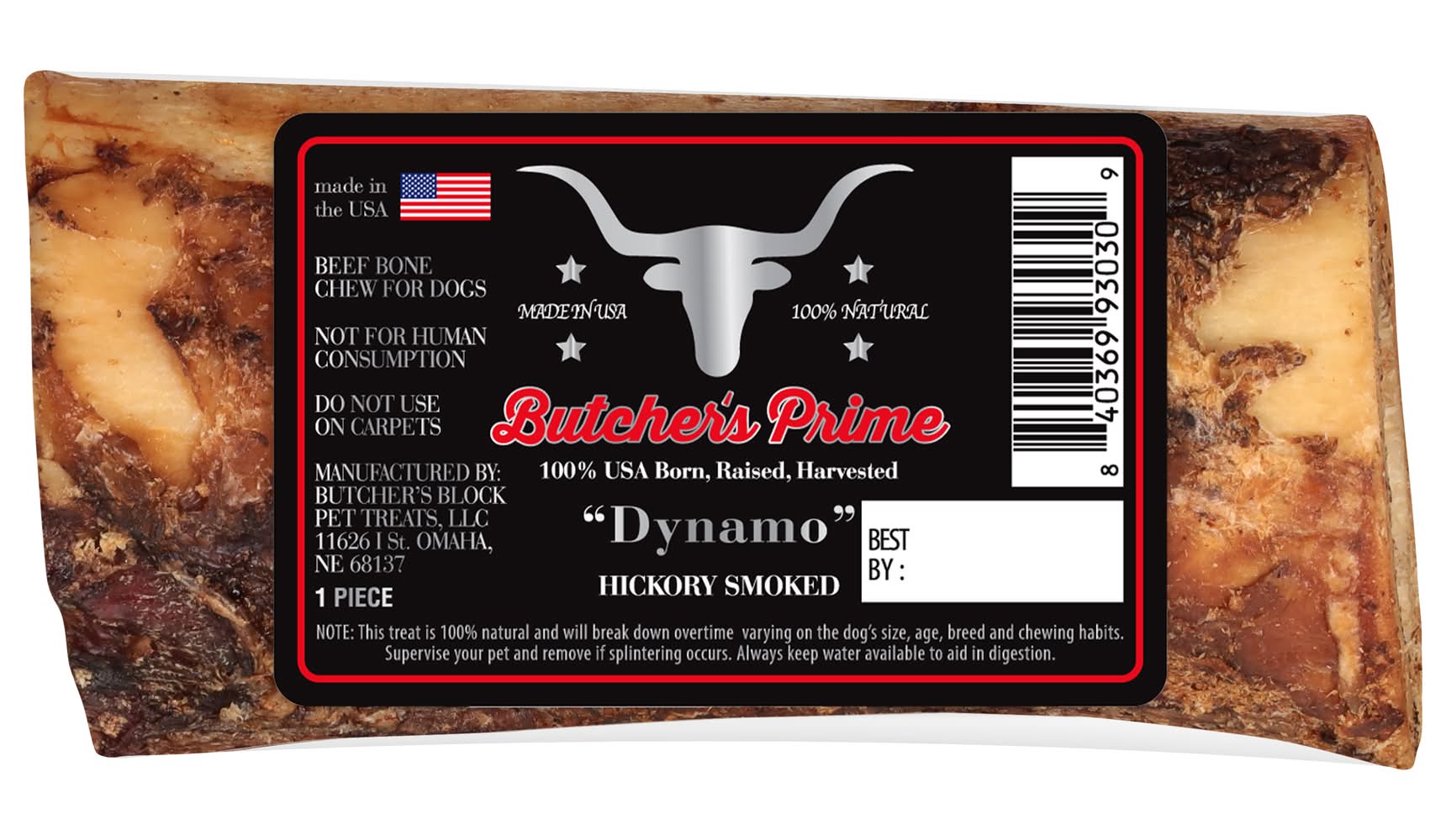 Butcher's Prime Dynamo Hickory Smoked Chews For Dogs (4 oz)