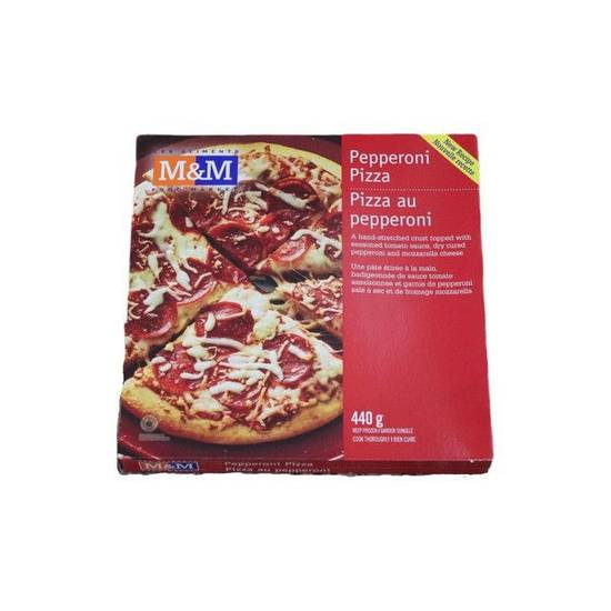 M&M Food Market Classic Pepperoni Pizza (440 g)