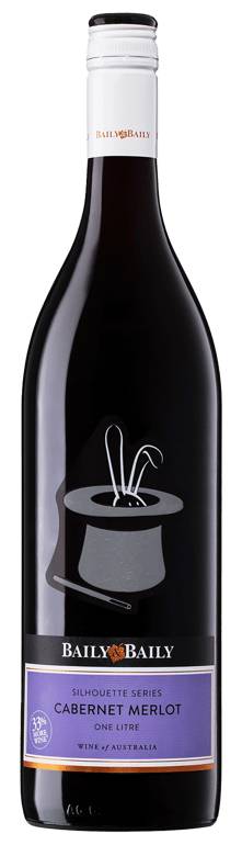 Baily & Baily Silhouette Cab Merlot 1L
