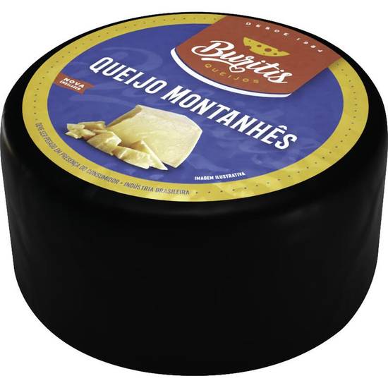 Buritis Queijo montanhês preto (unidade: 1,3 kg aprox)